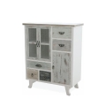 Shabby-Chic Holzkommode mit 5 Schubladen 3 Türen Decapé Aktion