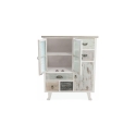 Shabby-Chic Holzkommode mit 5 Schubladen 3 Türen Decapé Verkauf