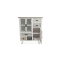Shabby-Chic Holzkommode mit 5 Schubladen 3 Türen Decapé Angebot