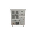 Shabby-Chic Holzkommode mit 5 Schubladen 3 Türen Decapé Katalog