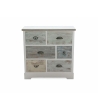 Shabby-Chic Kommode aus Holz, 6 Schubladen, 77x35x77 cm, Decapé Angebot