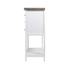 Console en bois shabby chic 9 tiroirs 80x32,5x82 cm Sardinia Offre