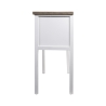 Shabby Chic Holzkonsole mit 6 Schubladen Sardinia Angebot