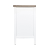 Meuble TV shabby chic en bois avec 2 tiroirs Terosk Remises