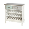 Shabby Chic Weinregal in Holz für 21 Flaschen Cortez Aktion