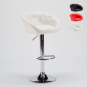 Sgabello in similpelle per bar e cucina chesterfield Tucson Design Sconti