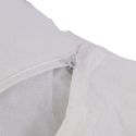 Coussin de canapé 45x45cm blanc déhoussable motif diamant Fronda Offre