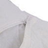 Coussin de canapé 45x45cm blanc déhoussable motif diamant Fronda Offre