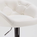 Sgabello in similpelle per bar e cucina chesterfield Tucson Design Acquisto