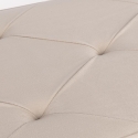 Banc de rangement polyvalent effet velours 76x37,5x38cm Makino 