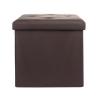 Pouf carré multifonction avec rangement 38x38xh.38cm Zilkov 