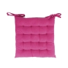 Set de 5 coussins de chaise pour cuisine 40x40 cm avec attaches Lomake 