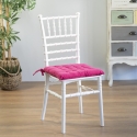 Set de 5 coussins de chaise pour cuisine 40x40 cm avec attaches Lomake Achat