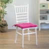 Set de 5 coussins de chaise pour cuisine 40x40 cm avec attaches Lomake Achat