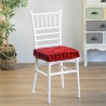 Set 4 cuscini per sedie cucina 40x40x8cm e pavimento Norka Offerta