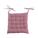 Coussin de chaise de cuisine avec liens 40x40 cm effet lin Alara Choix