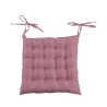 Coussin de chaise de cuisine avec liens 40x40 cm effet lin Alara Choix
