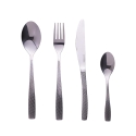 Set mit 24 Edelstahl-Besteck 18/0, Silber satiniert, Alyson Aktion