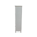 Buffet avec vitrine shabby chic 2 portes en verre 5 tiroirs Valencia Remises