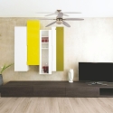 Ventilateur de plafond avec lumière 5 pales fonction réversible Windy Vente