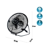 USB-Tischventilator mit verstellbarem Neigungswinkel 4,5 W Fresh Lagerbestand