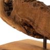 Handgefertigte Teakholz-Skulptur im ethnischen Stil Bintang Rabatte