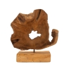 Handgefertigte Teakholz-Skulptur im ethnischen Stil Bintang Katalog