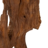 Sculpture artisanale décorative en bois de teck style ethnique Rakat Réductions