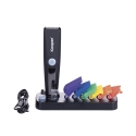 Rasoir électrique rechargeable pour barbe et cheveux avec 6 adaptateurs Mekas Offre