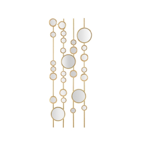 Pannello decorativo design geometrico con specchi dorati Gloss Promozione