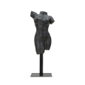 Statuetta scultura decorativa busto donna in resina nero Afrodite Promozione