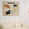 Quadro dipinto astratto su tela stile boho chic 100x80 cm Seyla Vendita
