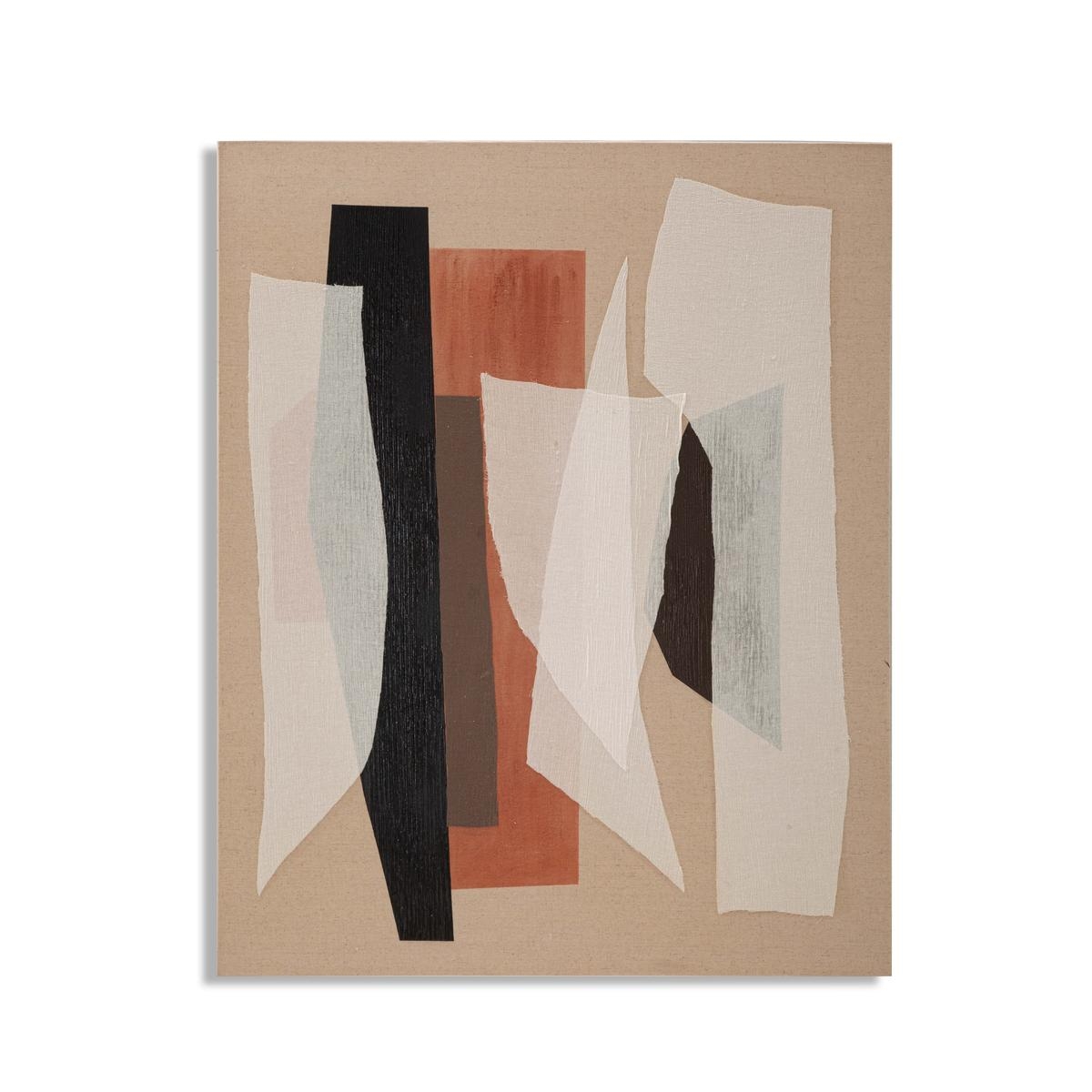 Tableau abstrait peint sur toile géométrique boho chic 100x80 cm Naruk Promotion Tableau abstrait peint sur toile géométrique boho chic 100x80 cm Naruk Promotion
