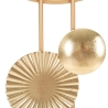 Panneau mural décoratif 3D en métal doré 80x49,5 cm Goldy Vente