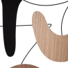 Panneau décoratif mural 3D moderne en bois et métal Astroy Offre