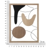 Panneau décoratif mural 3D moderne en bois et métal Astroy Catalogue