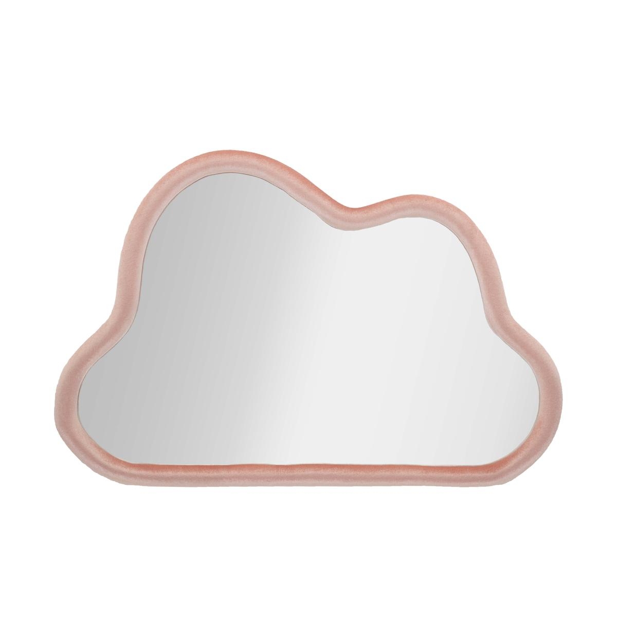 Specchio da parete a forma di nuvola con cornice in velluto 90x60cm Cloud Promozione Specchio da parete a forma di nuvola con cornice in velluto 90x60cm Cloud Promozione