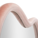 Specchio da parete a forma di nuvola con cornice in velluto 90x60cm Cloud Sconti