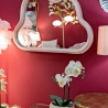 Specchio da parete a forma di nuvola con cornice in velluto 90x60cm Cloud Catalogo