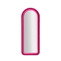 Specchio da parete con cornice ad arco in tessuto 160x60x4 cm Cloe Scelta