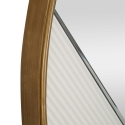 Miroir mural rond 80 cm avec cadre doré Tolosa Réductions