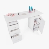 Tavolo manicure unghie estetista ventola aspiratore ruote cassettiera Tibi Sconti