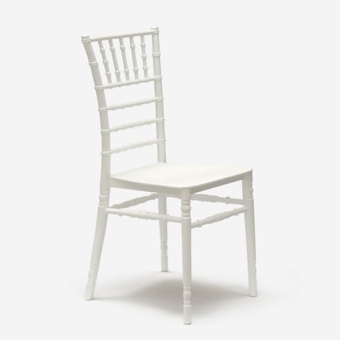 Chaise de salle à manger mariage et restaurants design vintage Chiavarina Promotion