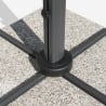 Doppelsonnenschirm Sonnenschirm doppelt 3x3 aus Aluminium  Oslo 