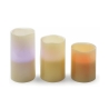 Set aus 3 LED-Kerzen, 12 Farben mit Fernbedienung Tivon Angebot