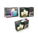 Set aus 3 LED-Kerzen, 12 Farben mit Fernbedienung Tivon Katalog