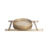 Table ronde en fer forgé pliable noir Kelto Caractéristiques