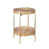 Table pliante en fer à 2 étagères cannage de Vienne Murea Dimensions