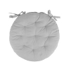 Cuscino tondo sedie da esterno 40cm imbottito idrorepellente Rakil 