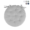 Cuscino tondo sedie da esterno 40cm imbottito idrorepellente Rakil Offerta